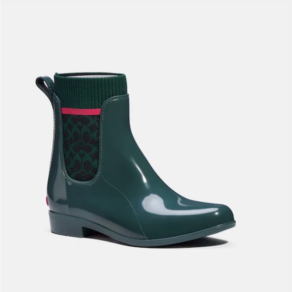 Coach Rain Bootie - Size 6 - Picture 4 of 8